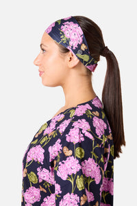 Scrubs With Love - Geranium Scrub Headband - navy