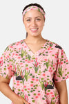 Scrubs With Love - Pretty Swans Scrub Headband - pink