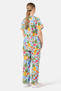 Scrubs With Love - Blue Fruitbowl Scrub Set - blue