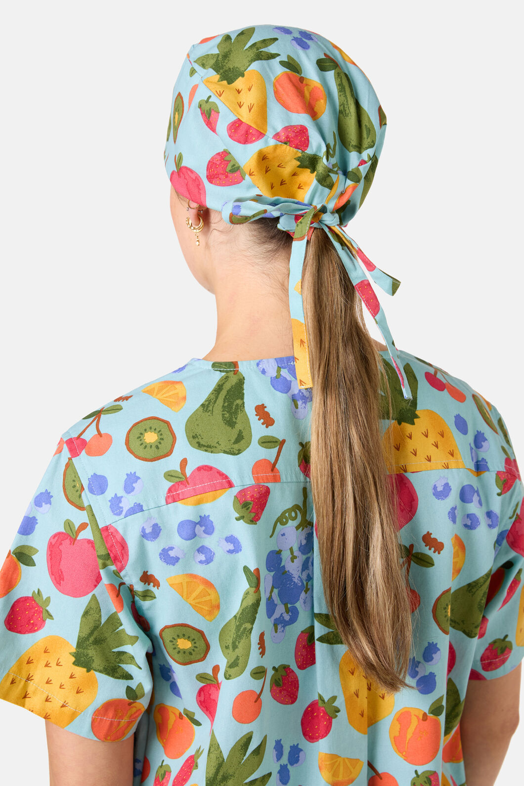 Scrubs With Love - Blue Fruitbowl Scrub Hat - blue