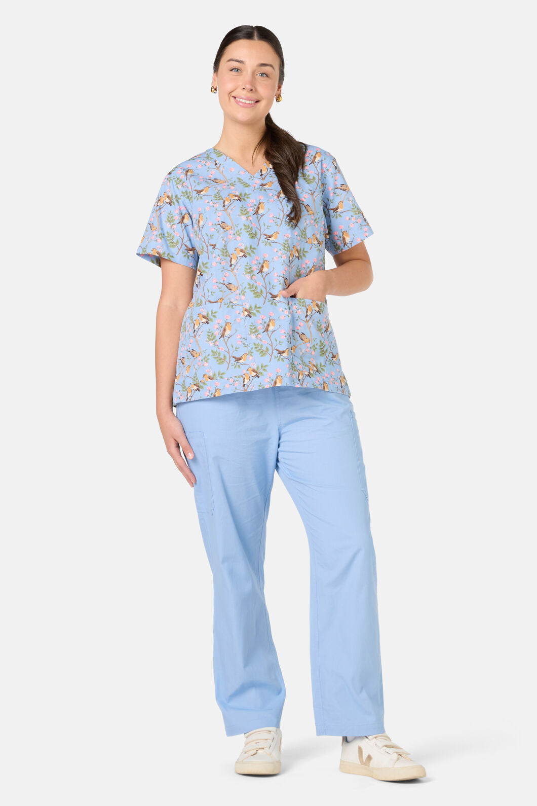 Scrubs With Love - Robin Mixed Scrub Set - light-blue
