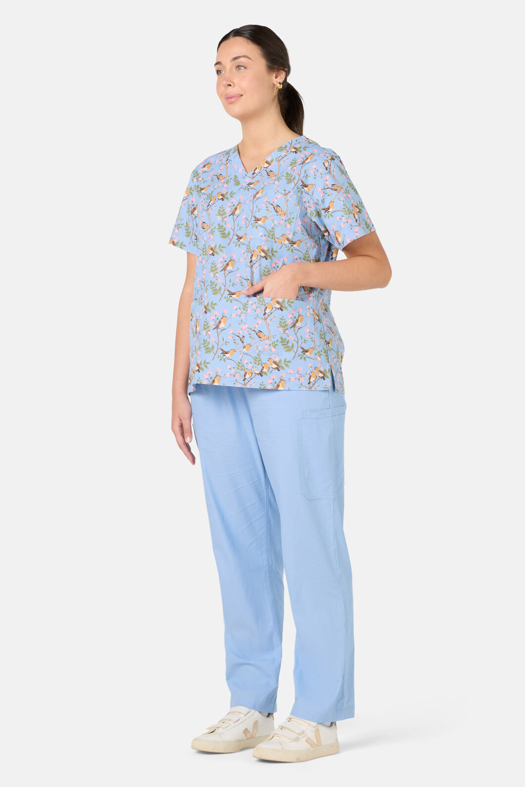 Scrubs With Love - Robin Mixed Scrub Set - light-blue