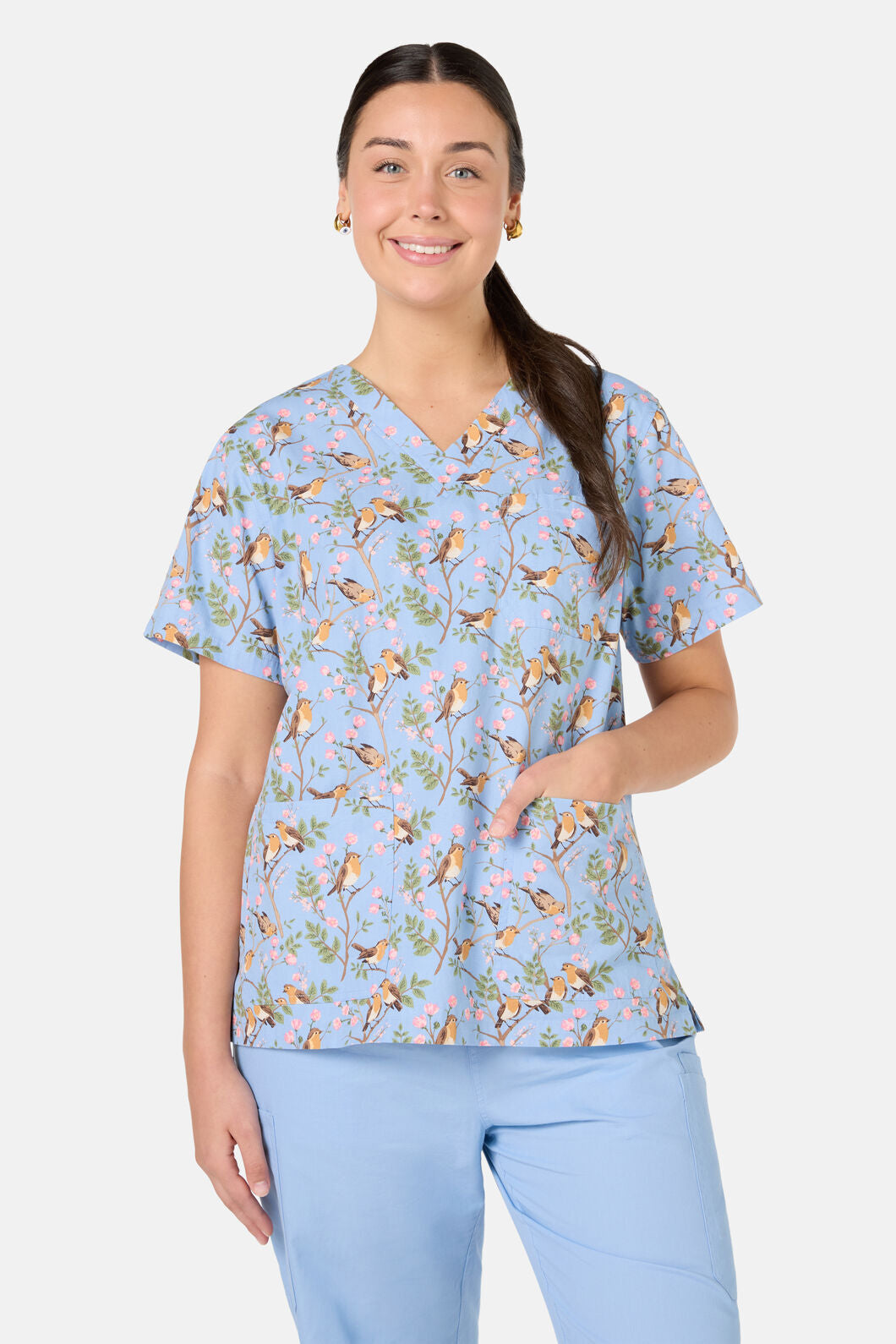 Scrubs With Love - Robin Mixed Scrub Set - light-blue