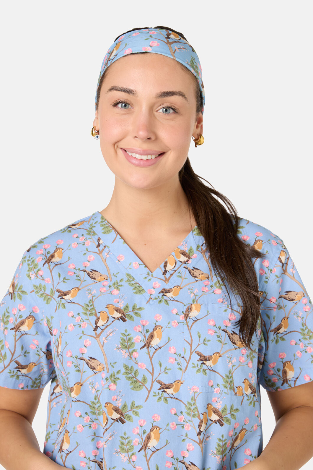 Scrubs With Love - Robin Scrub Headband - light-blue