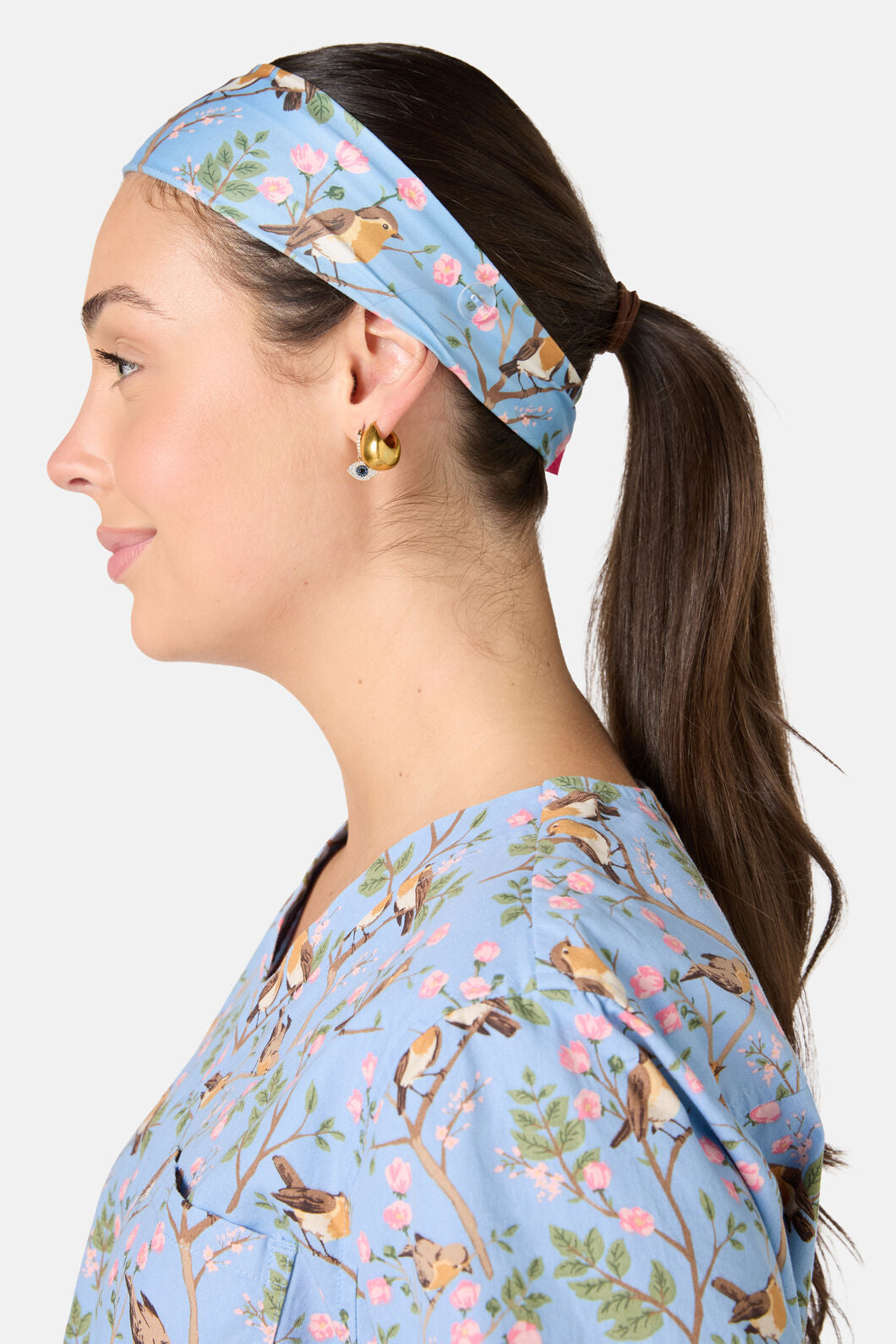 Scrubs With Love - Robin Scrub Headband - light-blue