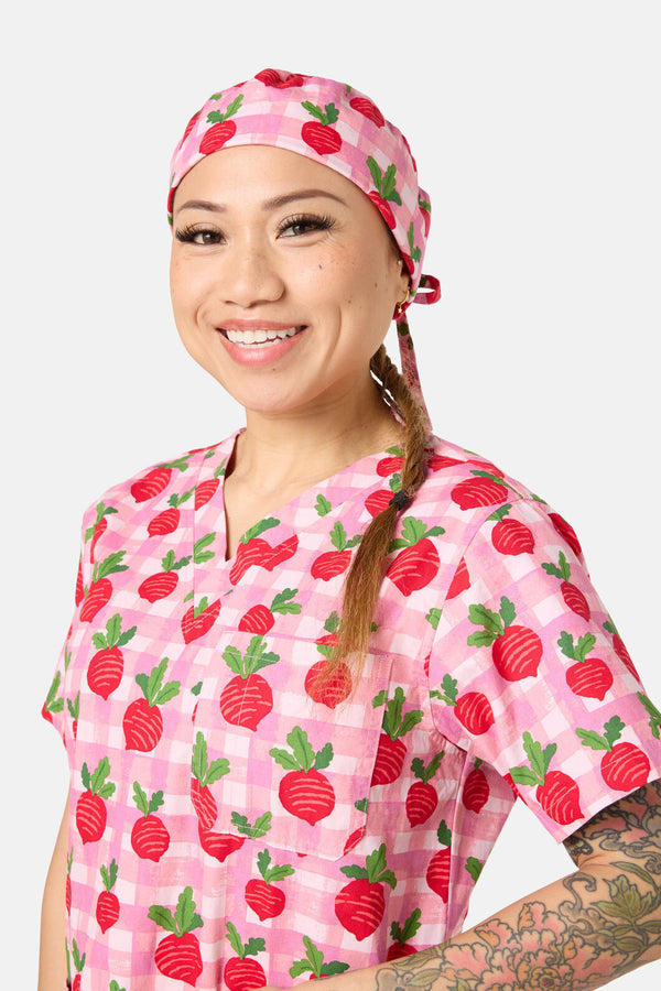 Scrubs With Love - Radish Scrub Hat - pink