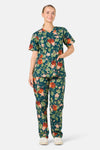 Scrubs With Love - Pumpkin Scrub Set - teal