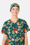 Scrubs With Love - Pumpkin Scrub Hat - teal