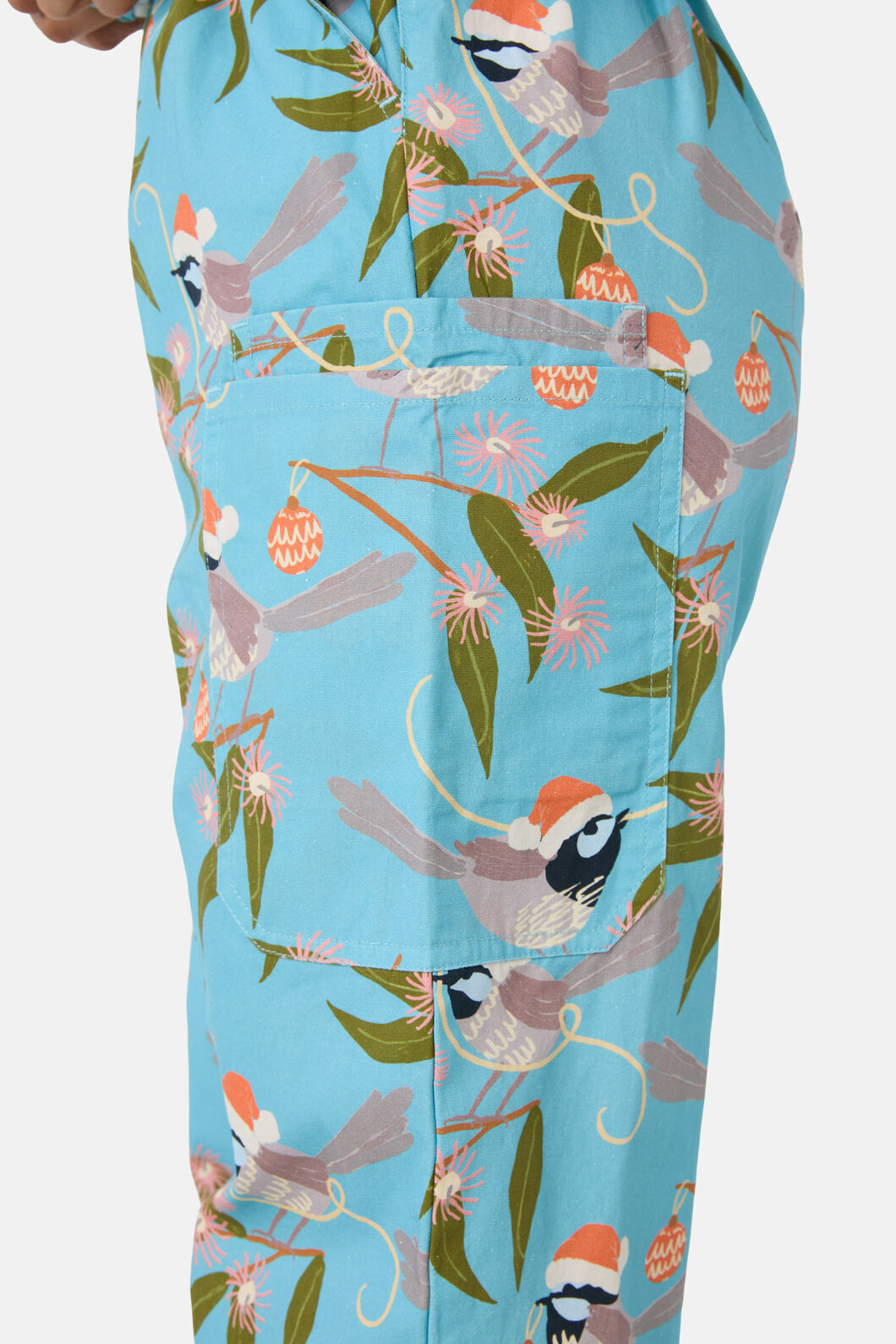 Scrubs With Love - Christmas Fairy Wren Scrub Set - teal