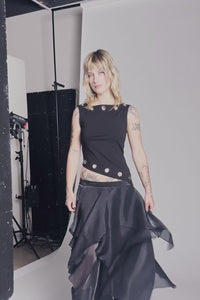 Black Friday - Ascend Eyelet Top - black