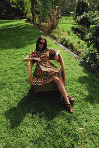 Princess Highway - Waratah Smock Dress - chocolate