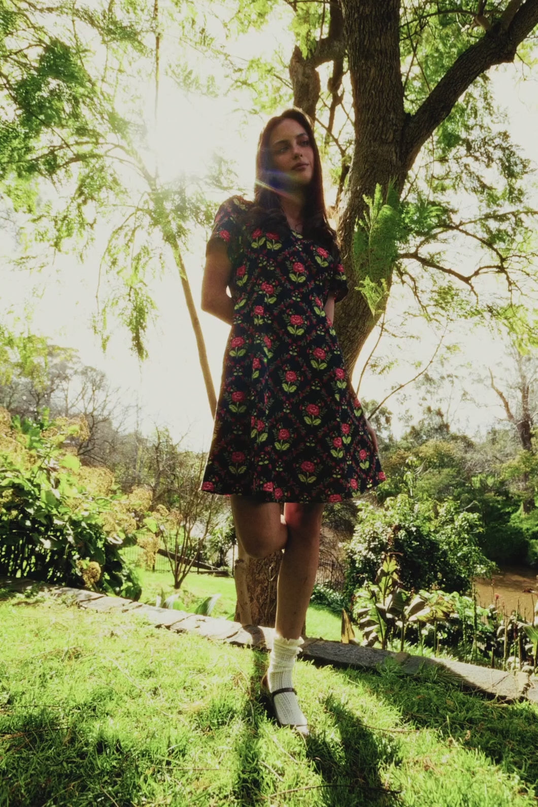 Princess Highway - Luxe Marigold Mini Dress - navy