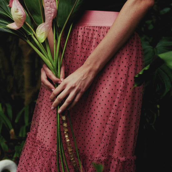 Princess Highway - Olivia Spot Tulle Skirt - pink