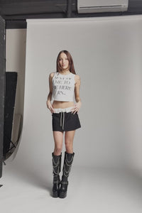 Black Friday - Hot Issue Slogan Tank - white
