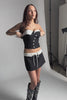 Black Friday - Hot Issue Tuxedo Corset - black