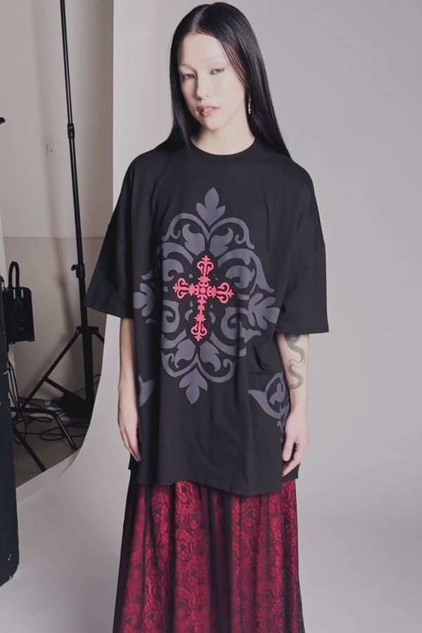 Black Friday - Sunday Oversized Tee - black