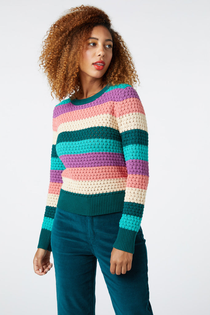 Indie Stripe Knit Sweater – Dangerfield