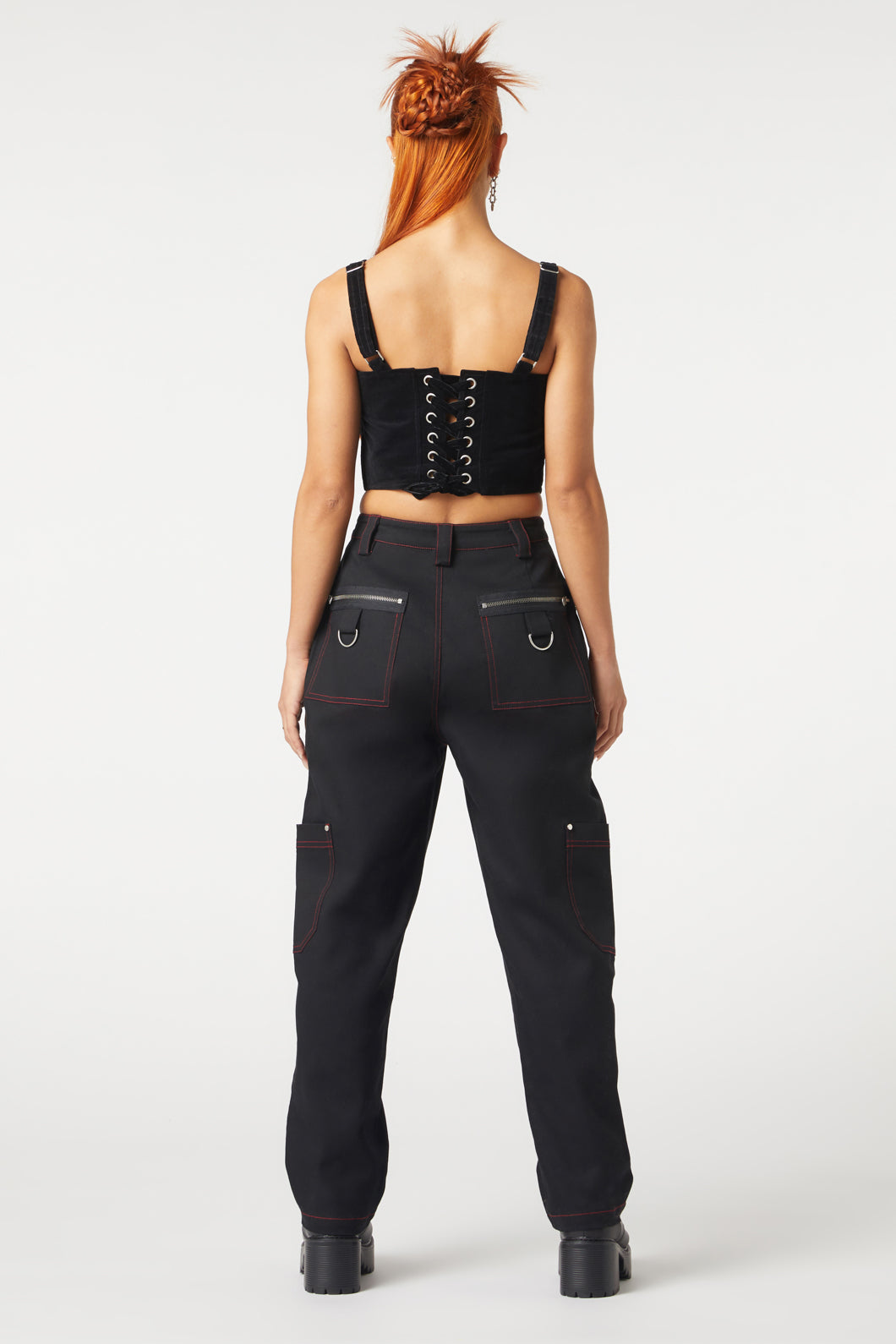 Contrast Stitch Zipper Pant – Dangerfield