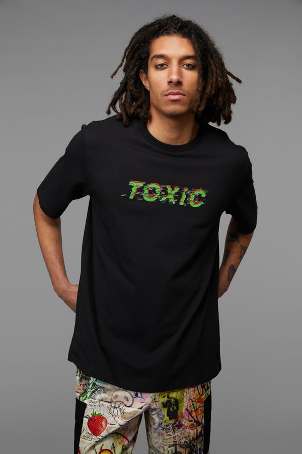 Black Friday - Toxic Tee - black-green