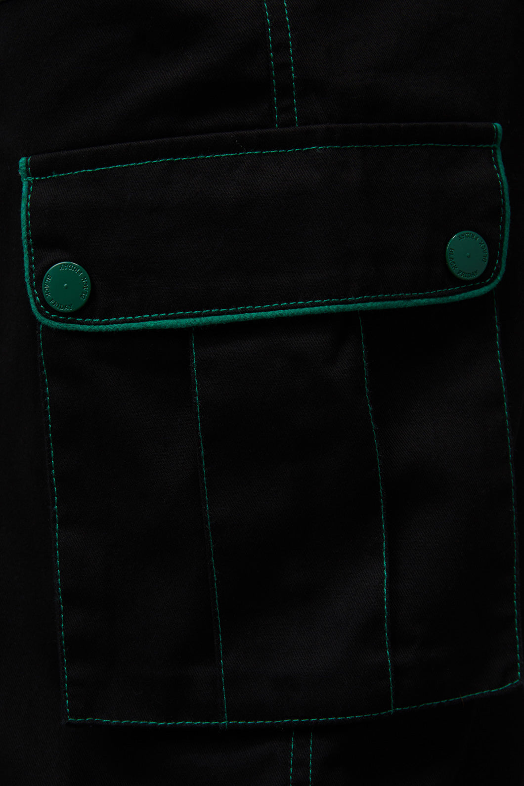 Black Friday - Venom Cargo Pant - black-green