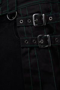 Black Friday - Venom Cargo Skirt - black-green