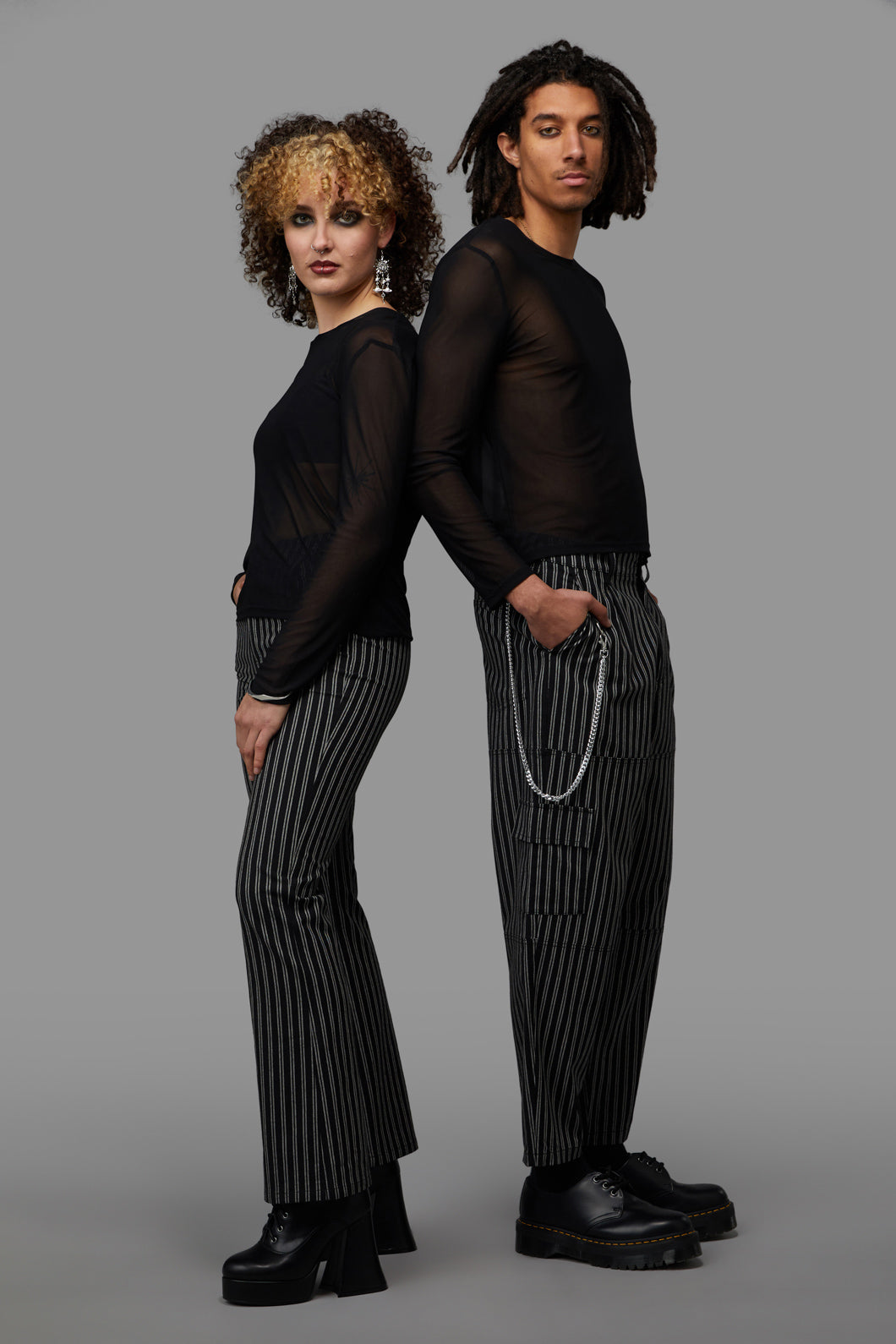 Black Friday - Kit Cargo Pant - black-white