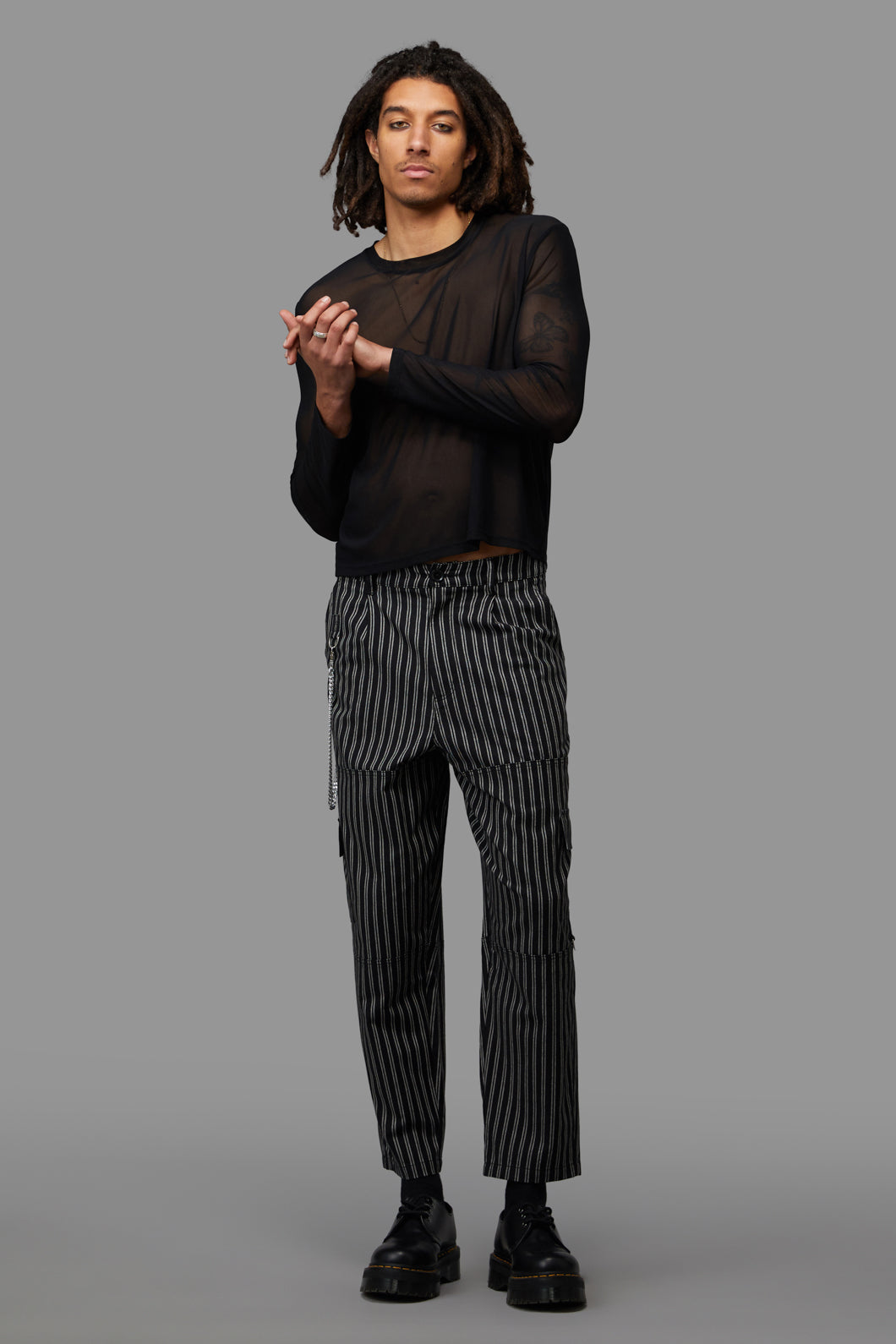 Black Friday - Kit Cargo Pant - black-white