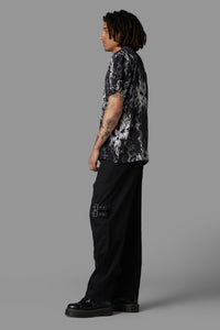 Black Friday - Up In Flames Short Sleeve Shirt - black