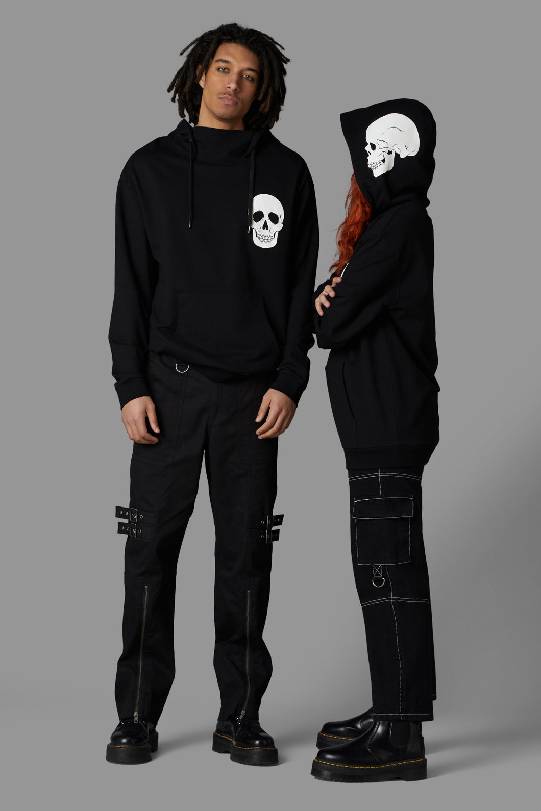 Black Friday - Skull Hoodie - black