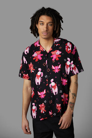 Black Friday - Stay Creepy Short Sleeve Shirt - black