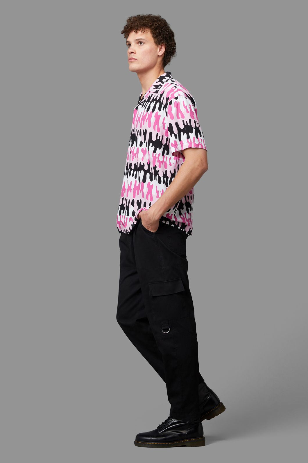 Black Friday - Drip Drip Short Sleeve Shirt - pink