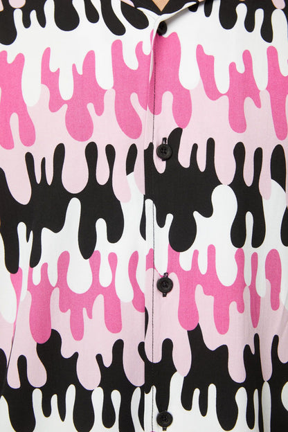 Black Friday - Drip Drip Short Sleeve Shirt - pink