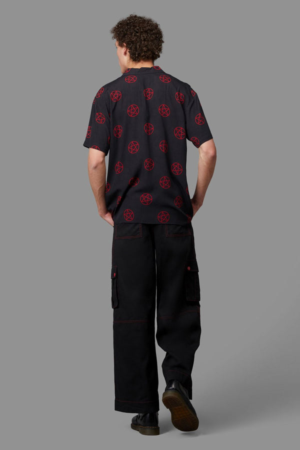 Black Friday - Pentagram Short Sleeve Shirt - black