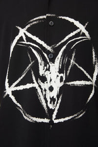 Black Friday - Baphomet Short Sleeve Shirt - black