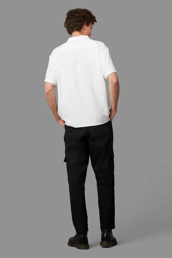 Black Friday - Baphomet Short Sleeve Shirt - cream
