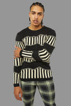 Black Friday - Caution Knit - white-black