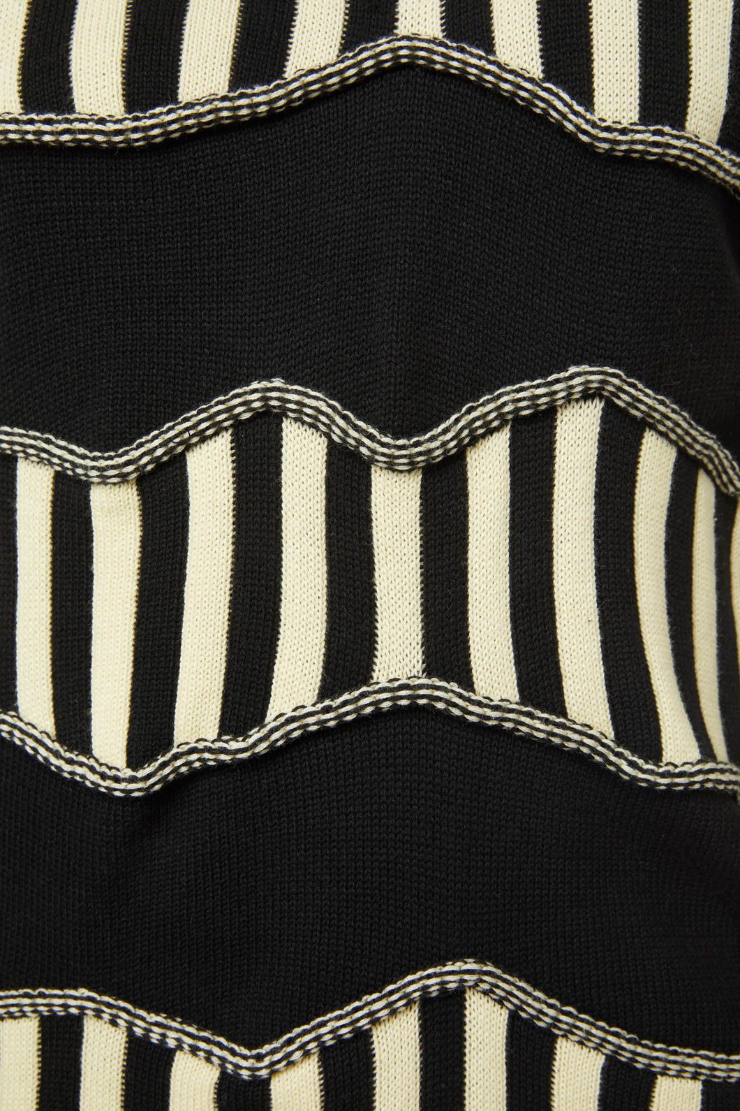 Black Friday - Caution Knit - white-black