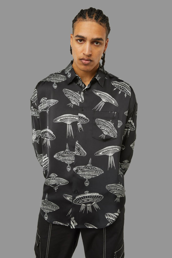 Black Friday - Ufo LS Shirt - black