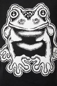 Black Friday - Frog Friend Unisex Knit - black