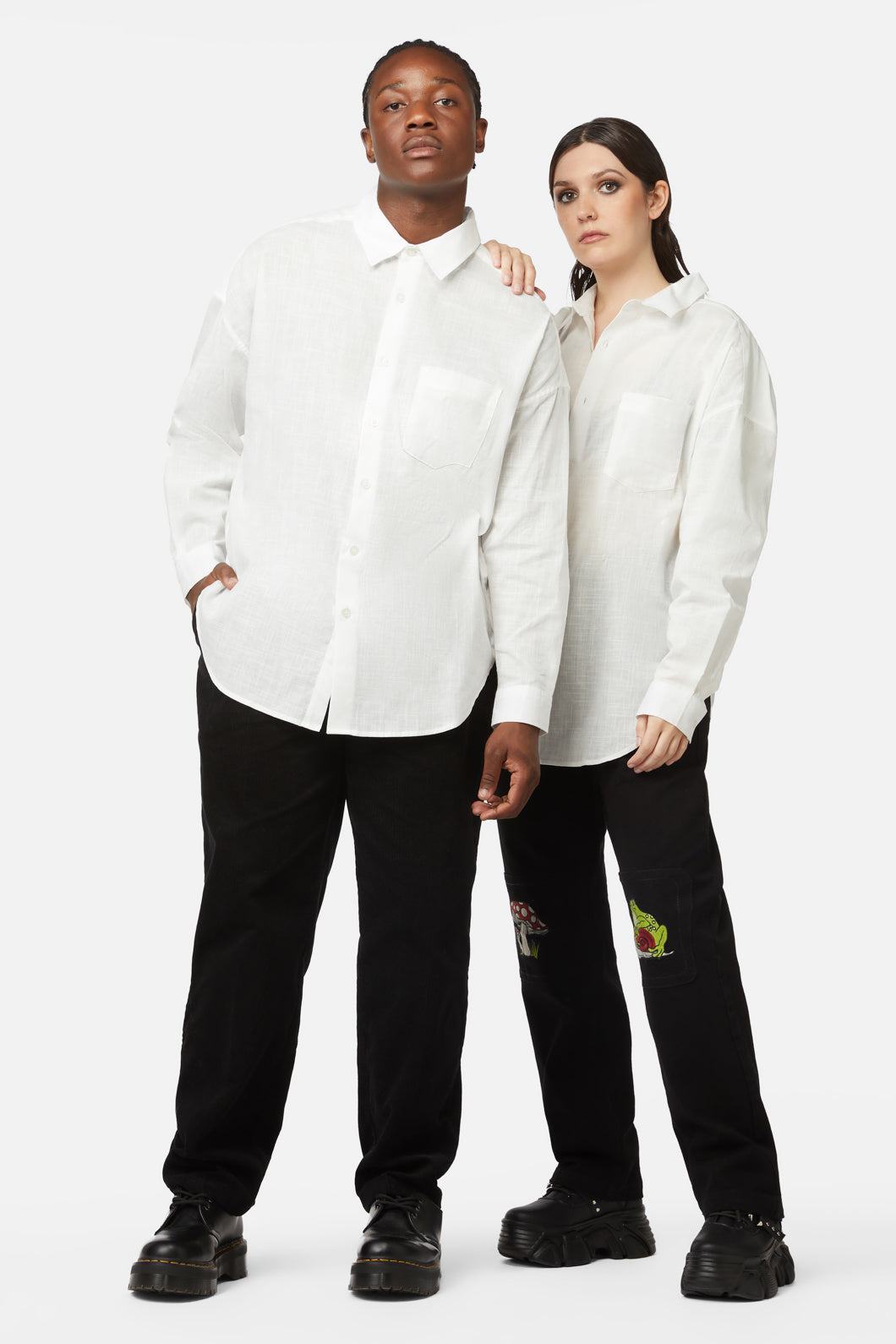 Black Friday - Soundwave LS Shirt - white