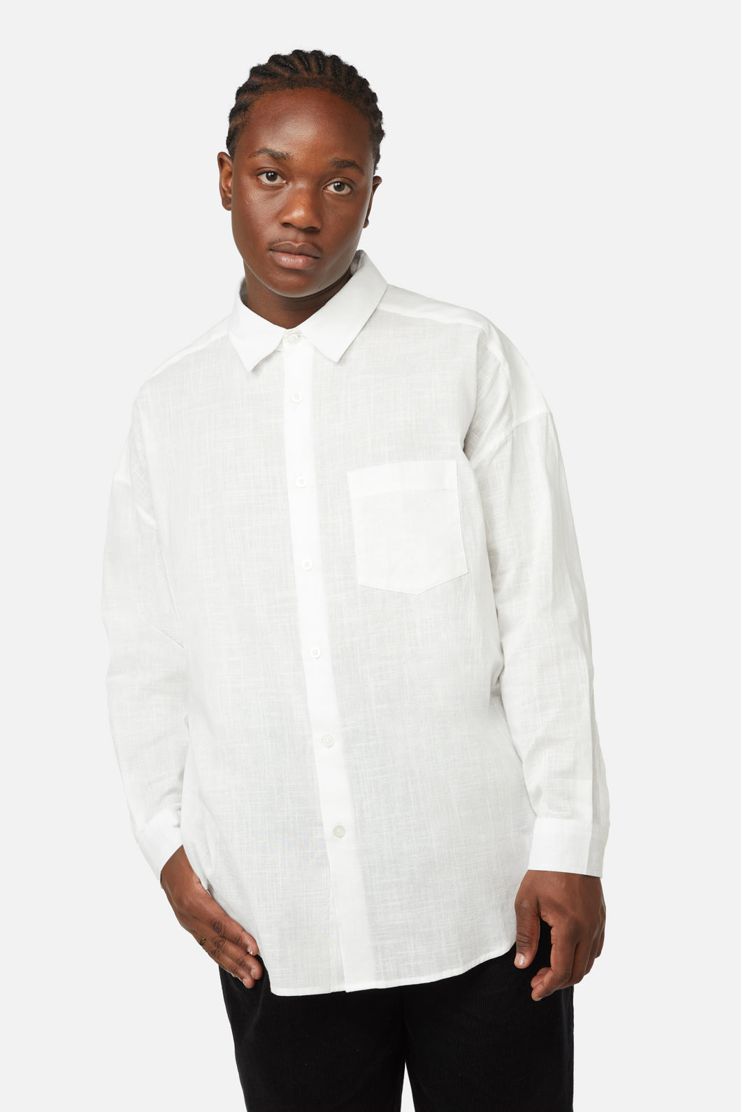 Black Friday - Soundwave LS Shirt - white