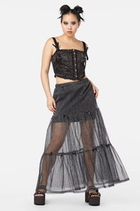 Black Friday - Night Sky Party Skirt - black