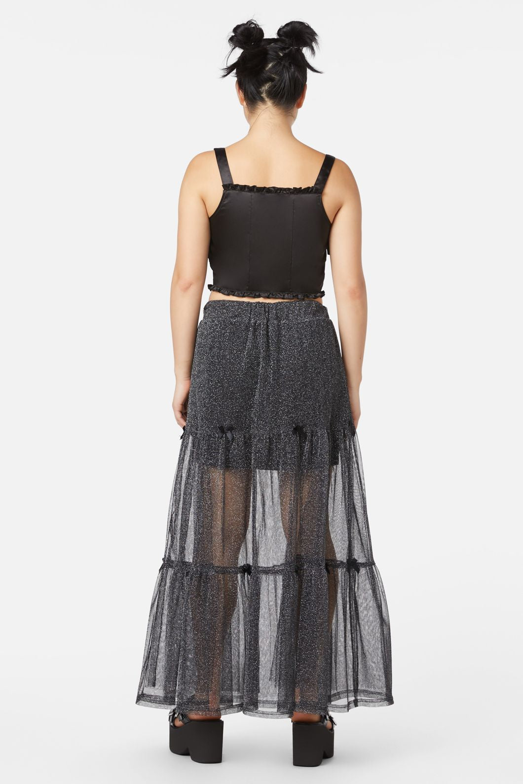 Black Friday - Night Sky Party Skirt - black
