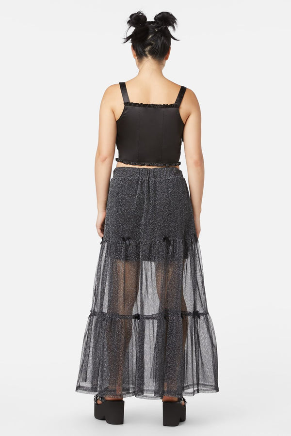 Black Friday - Night Sky Party Skirt - black