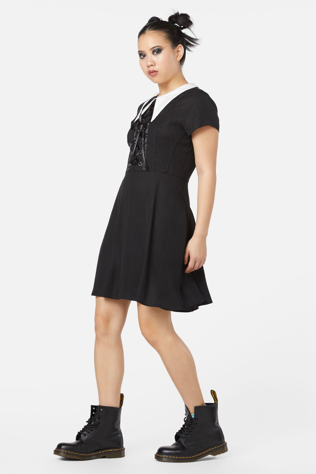 Black Friday - All Tied Up Gothic Dress - black