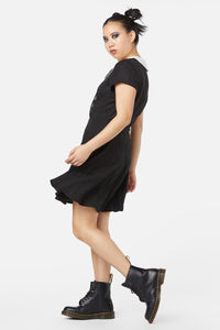 Black Friday - All Tied Up Gothic Dress - black