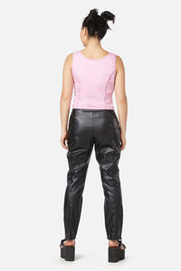 Black Friday - Contrast Grunge Corset Top - pink