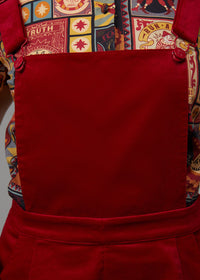 Black Friday - Ring Mastress Pinafore - red