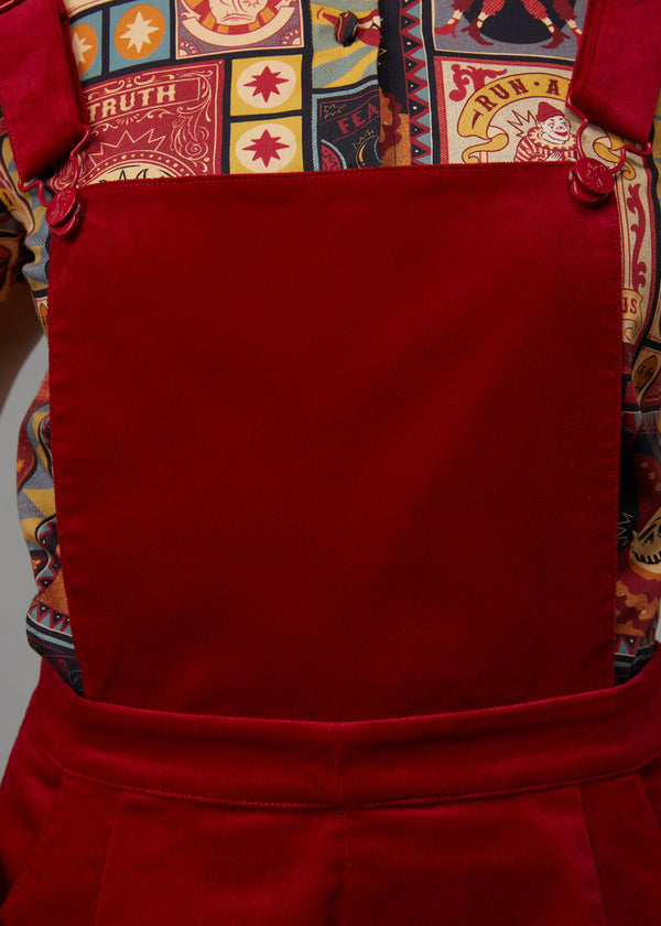Black Friday - Ring Mastress Pinafore - red