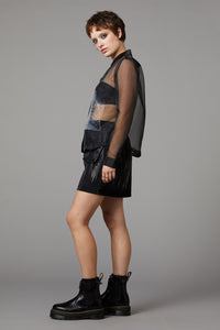 Black Friday - X-Ray Print Blouse - black